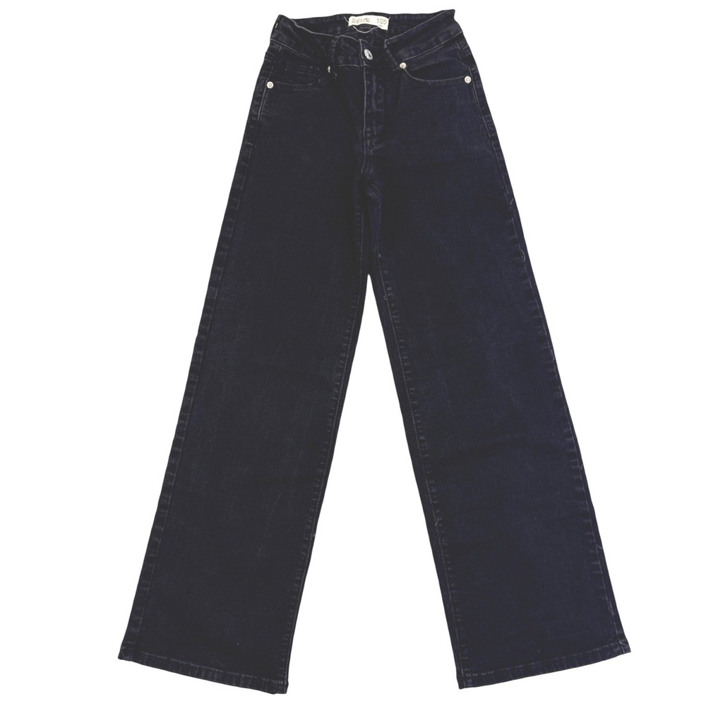 Thread Market Black Wide Leg High‎ Rise Jeans J52-5516GJ3 Size 1/25